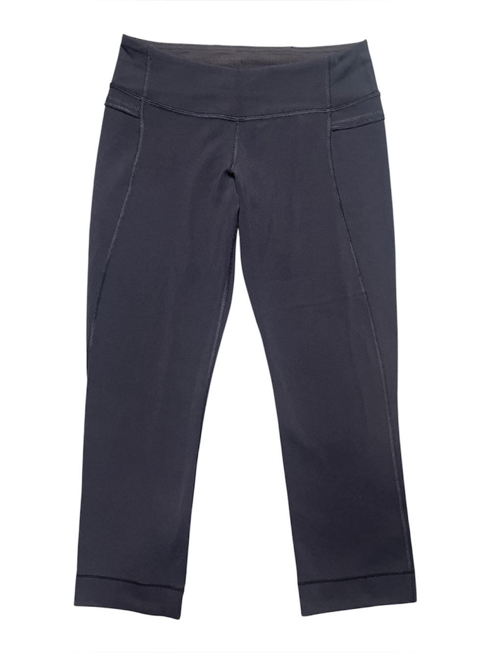 Lululemon black cropped leggings capri leggings women’s size 4